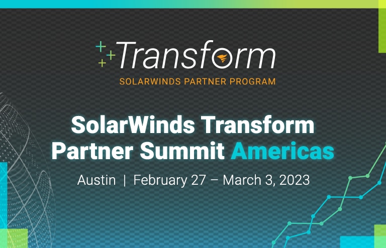 SolarWinds Transform Americas Partner Summit 2023